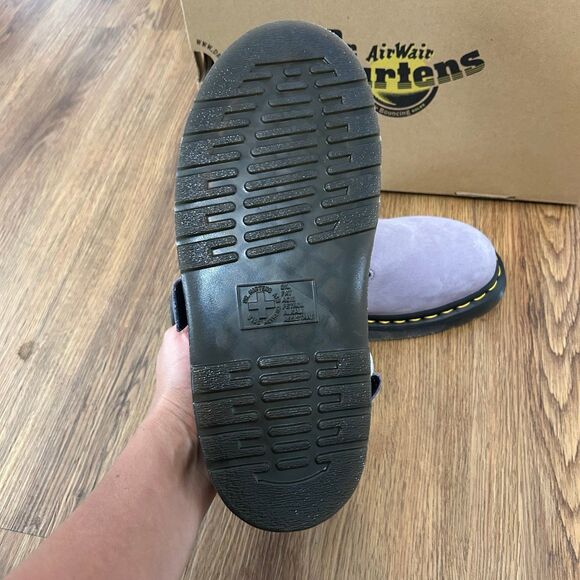 DR MARTENS Jorge II leather slingback clogs mules slip on shoes women’s 7 new - Picture 4 of 10